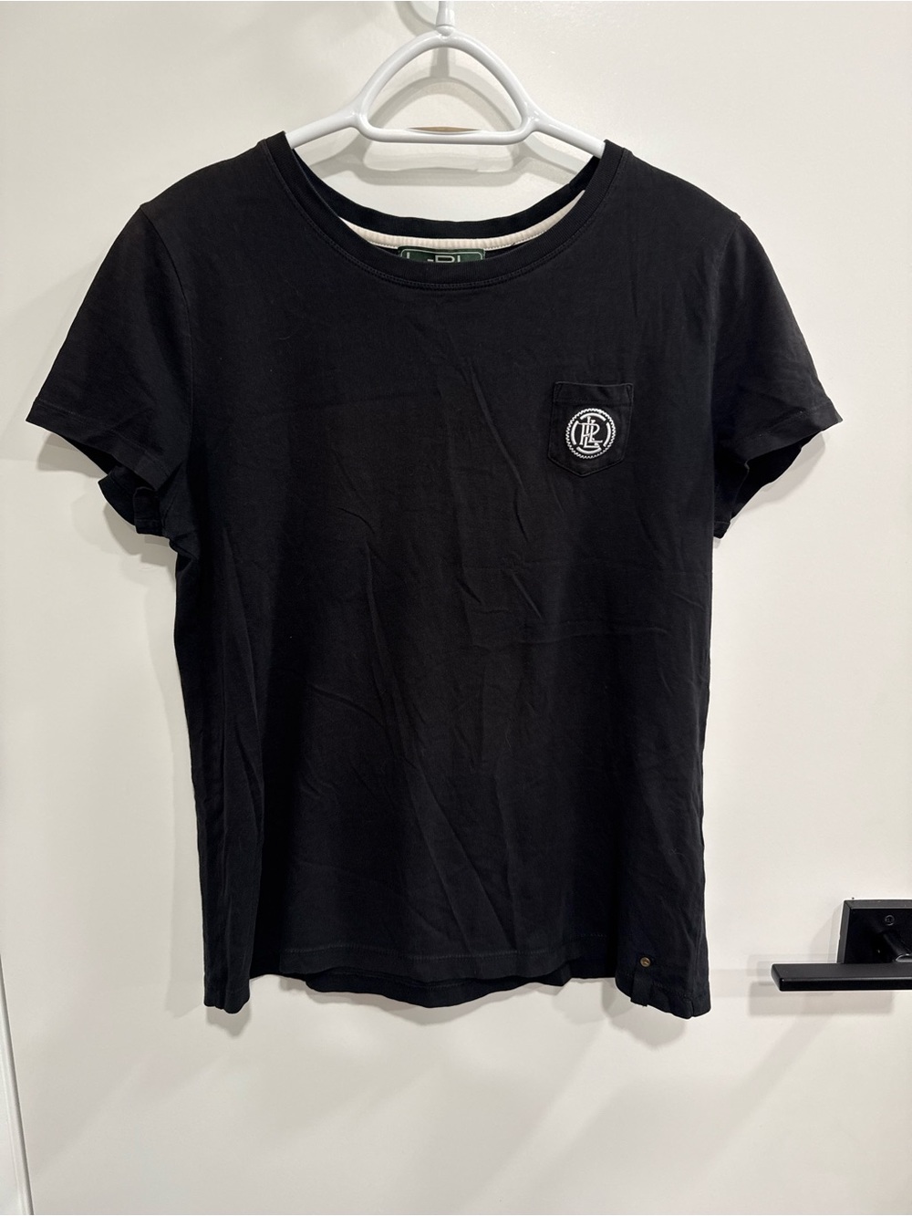 Lauren Active Ralph Lauren Black Short Sleeve Jersey Cotton T-Shirt Women’s M